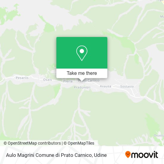 Aulo Magrini Comune di Prato Carnico map