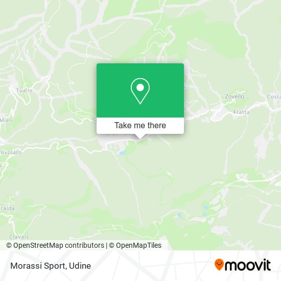 Morassi Sport map