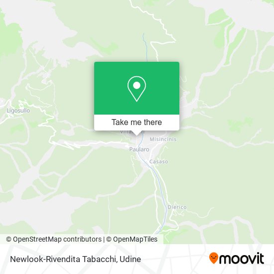 Newlook-Rivendita Tabacchi map