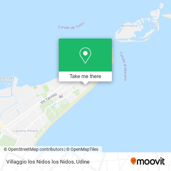 Villaggio los Nidos los Nidos map