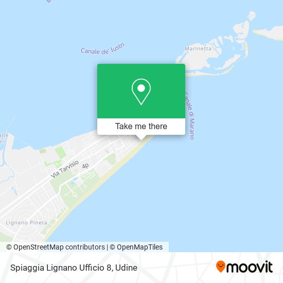 Spiaggia Lignano Ufficio 8 map