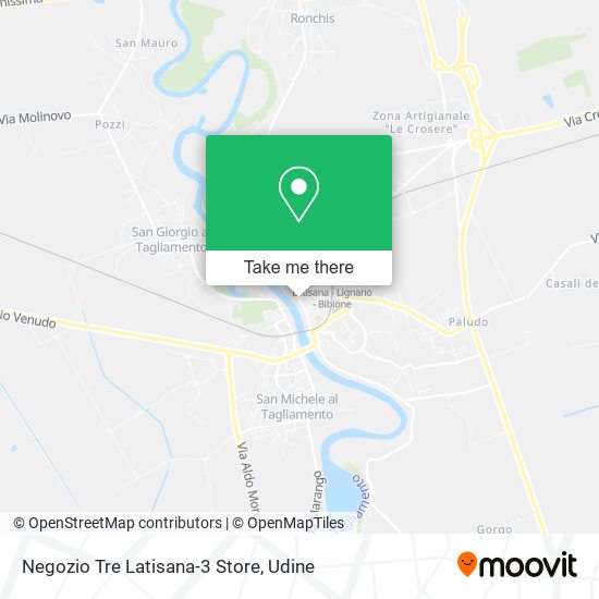 Negozio Tre Latisana-3 Store map