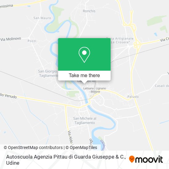 Autoscuola Agenzia Pittau di Guarda Giuseppe & C. map