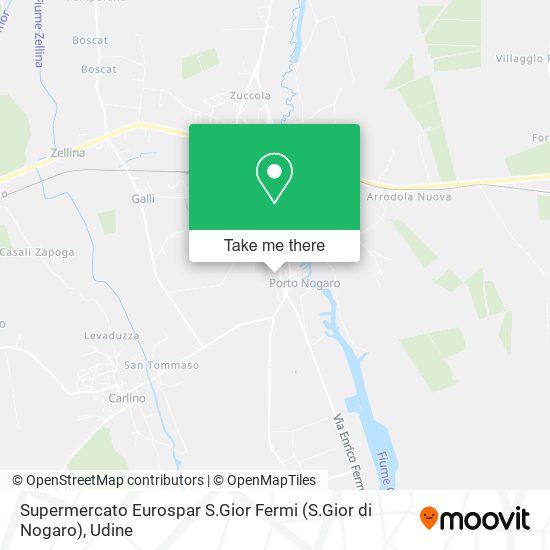 Supermercato Eurospar S.Gior Fermi (S.Gior di Nogaro) map