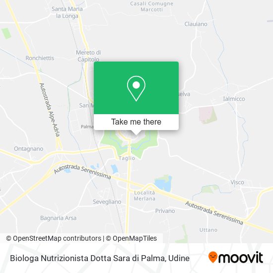 Biologa Nutrizionista Dotta Sara di Palma map