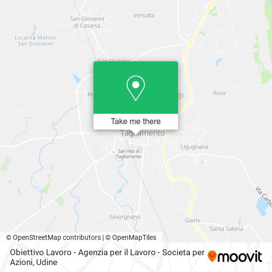 Obiettivo Lavoro - Agenzia per il Lavoro - Societa per Azioni map