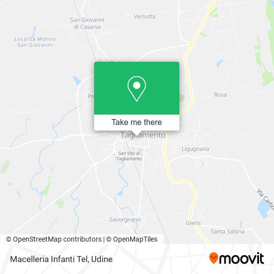 Macelleria Infanti Tel map