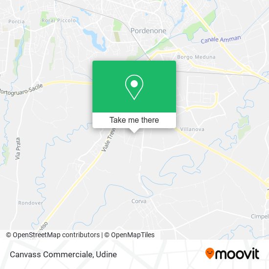 Canvass Commerciale map