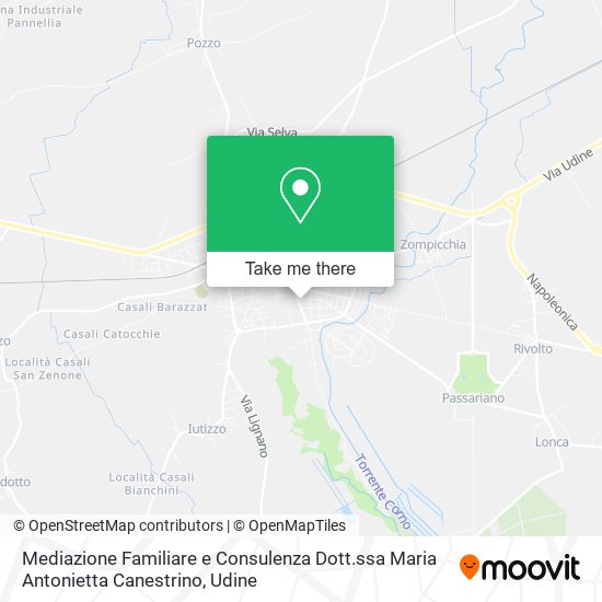 Mediazione Familiare e Consulenza Dott.ssa Maria Antonietta Canestrino map