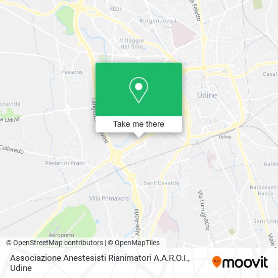 Associazione Anestesisti Rianimatori A.A.R.O.I. map
