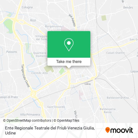 Ente Regionale Teatrale del Friuli-Venezia Giulia map