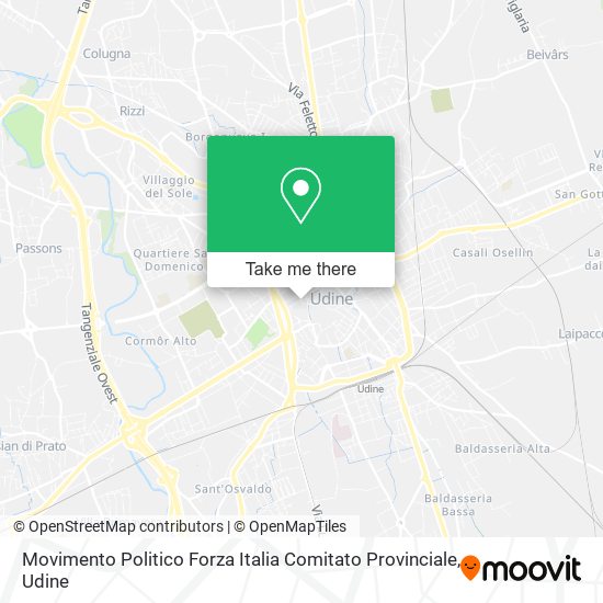Movimento Politico Forza Italia Comitato Provinciale map