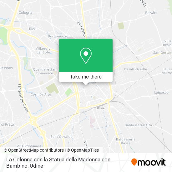 La Colonna con la Statua della Madonna con Bambino map