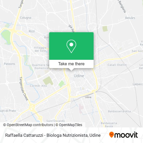 Raffaella Cattaruzzi - Biologa Nutrizionista map