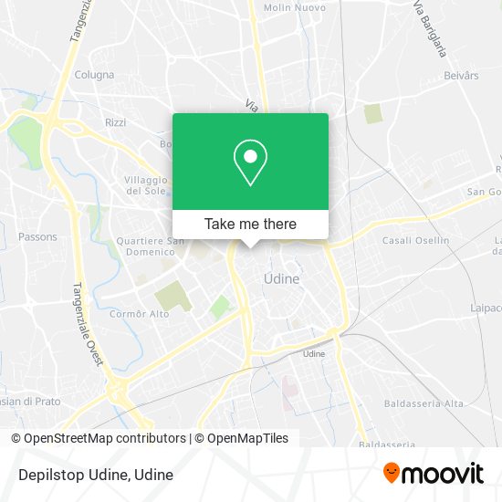 Depilstop Udine map