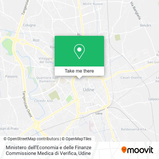 Ministero dell'Economia e delle Finanze Commissione Medica di Verifica map