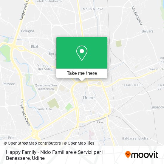 Happy Family - Nido Familiare e Servizi per il Benessere map