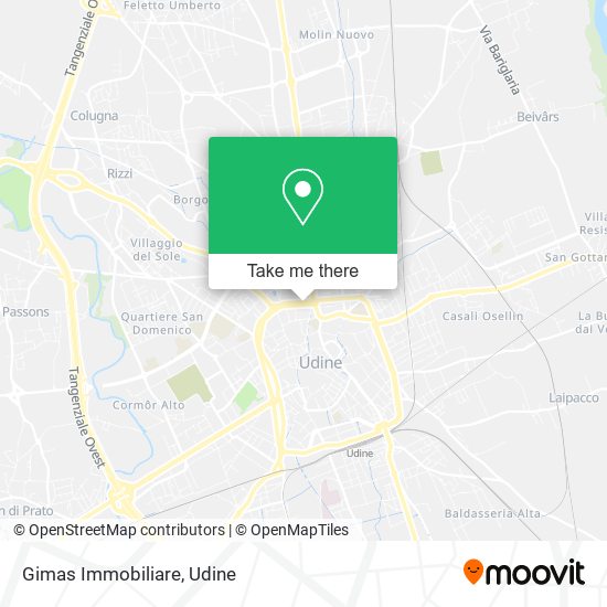 Gimas Immobiliare map