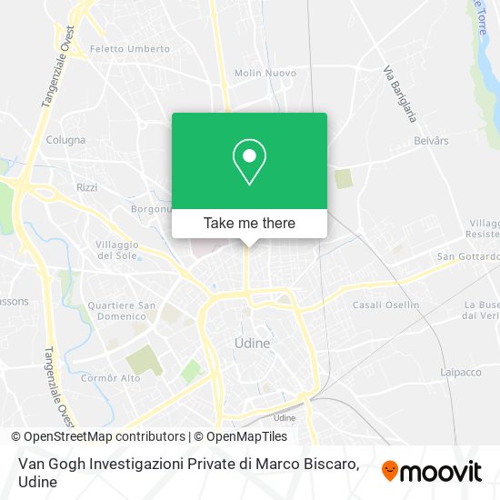 Van Gogh Investigazioni Private di Marco Biscaro map