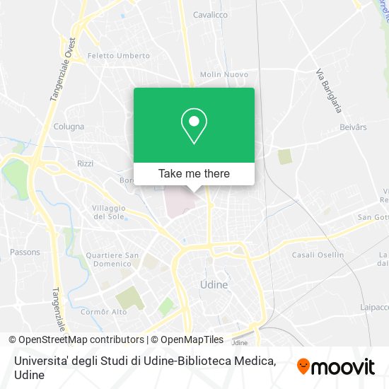 Universita' degli Studi di Udine-Biblioteca Medica map