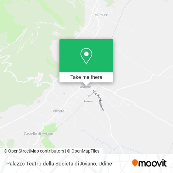 Palazzo Teatro della Società di Aviano map