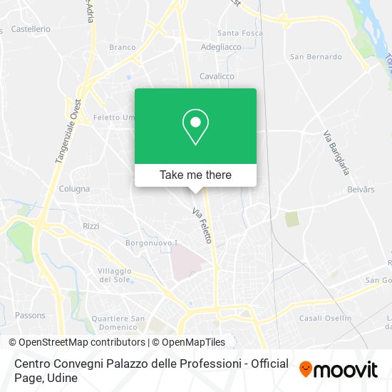 Centro Convegni Palazzo delle Professioni - Official Page map