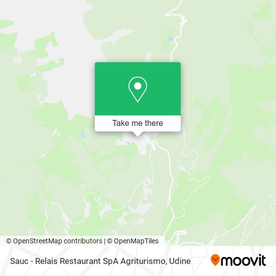 Sauc - Relais Restaurant SpA Agriturismo map