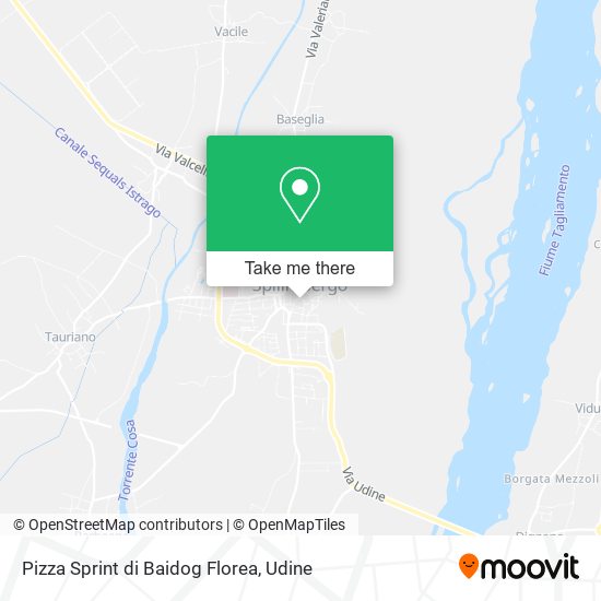 Pizza Sprint di Baidog Florea map