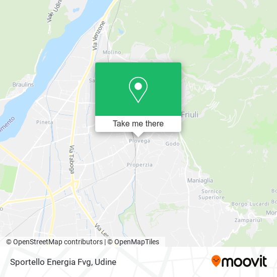 Sportello Energia Fvg map