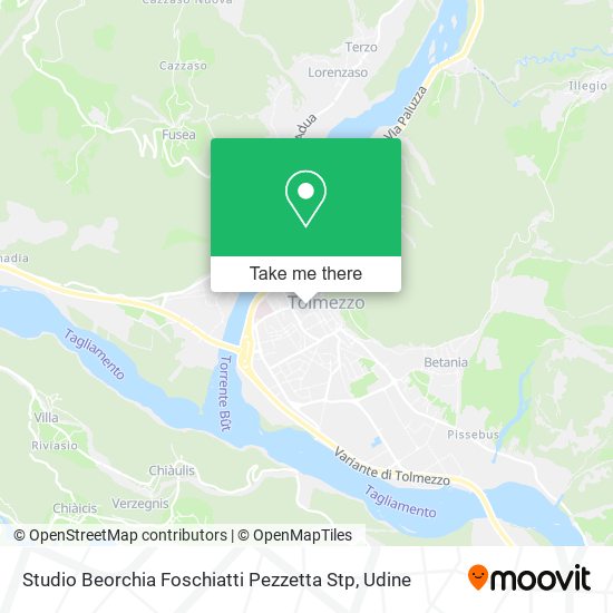 Studio Beorchia Foschiatti Pezzetta Stp map