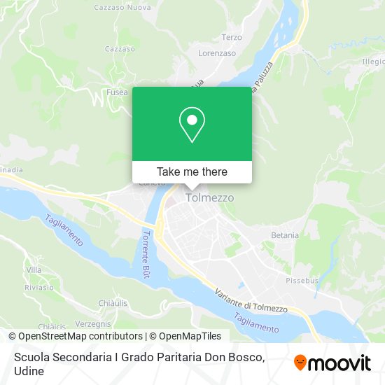 Scuola Secondaria I Grado Paritaria Don Bosco map