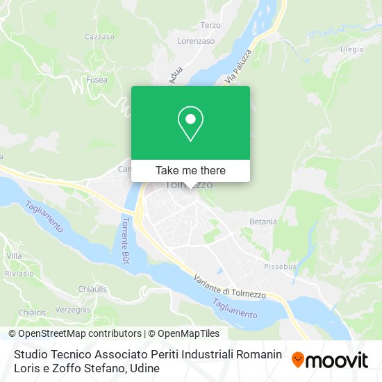 Studio Tecnico Associato Periti Industriali Romanin Loris e Zoffo Stefano map