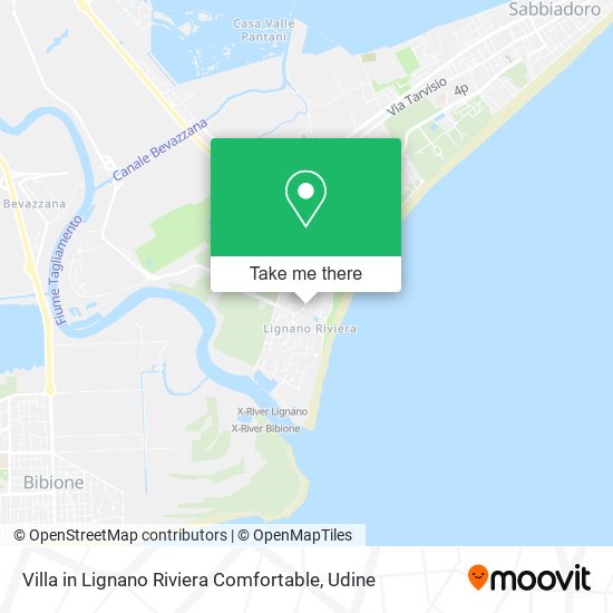 Villa in Lignano Riviera Comfortable map