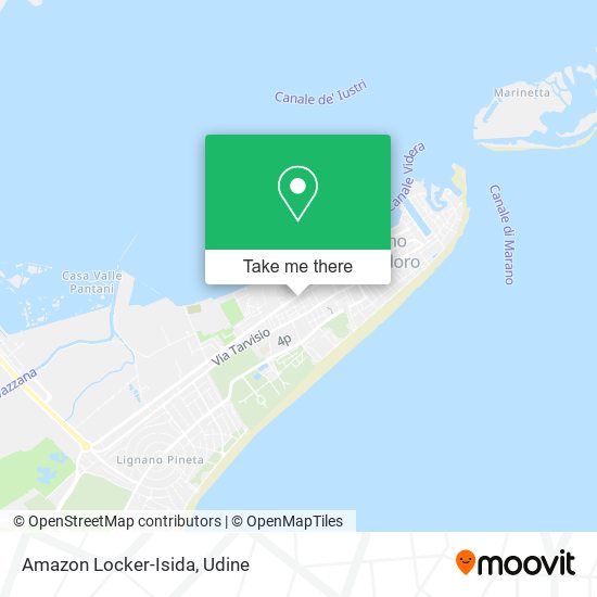 Amazon Locker-Isida map