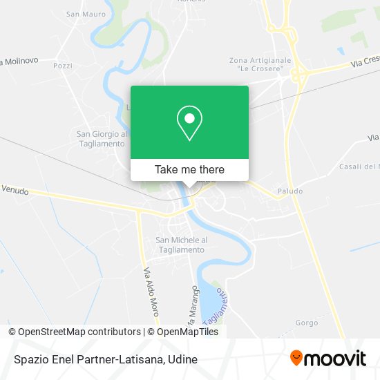 Spazio Enel Partner-Latisana map