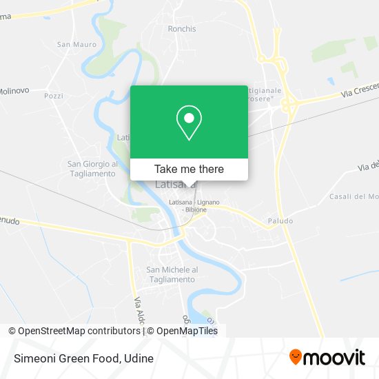 Simeoni Green Food map