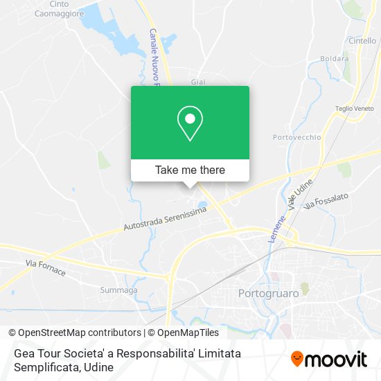 Gea Tour Societa' a Responsabilita' Limitata Semplificata map