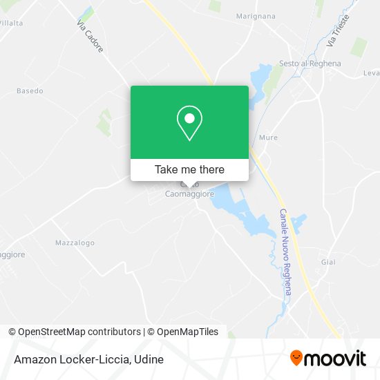 Amazon Locker-Liccia map