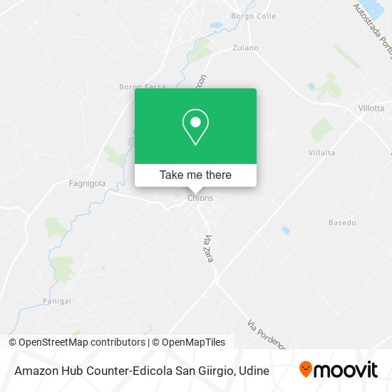 Amazon Hub Counter-Edicola San Giirgio map
