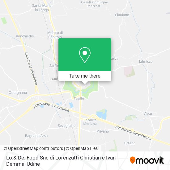 Lo.& De. Food Snc di Lorenzutti Christian e Ivan Demma map