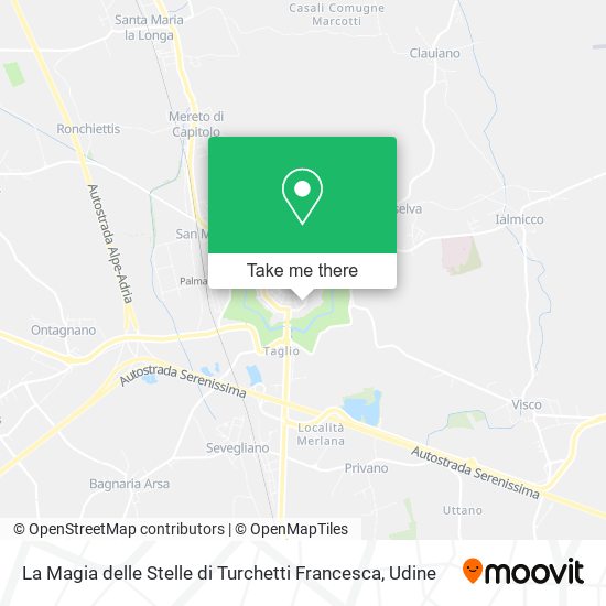 La Magia delle Stelle di Turchetti Francesca map