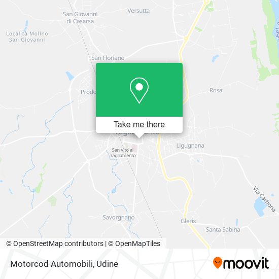 Motorcod Automobili map