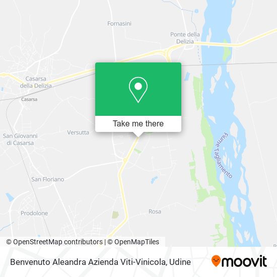 Benvenuto Aleandra Azienda Viti-Vinicola map