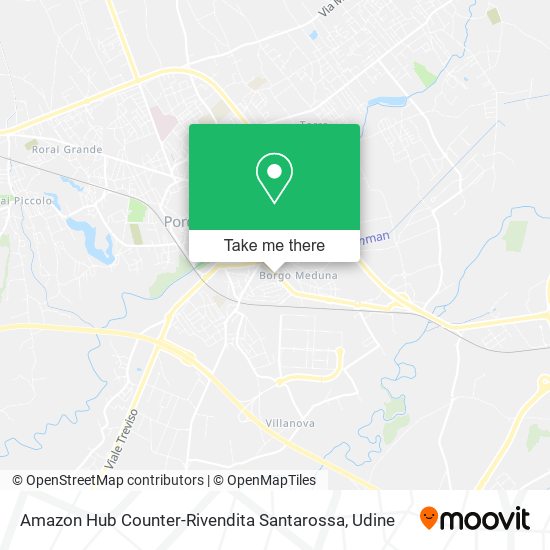 Amazon Hub Counter-Rivendita Santarossa map
