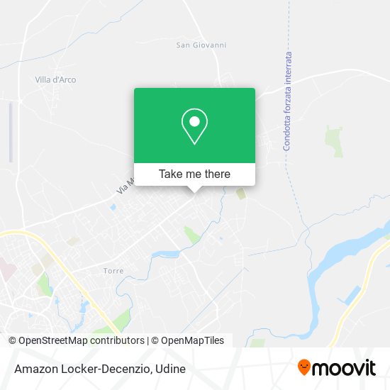 Amazon Locker-Decenzio map