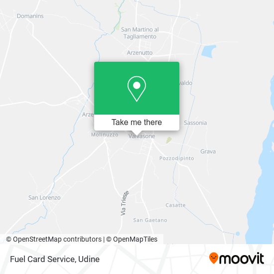 Fuel Card Service map