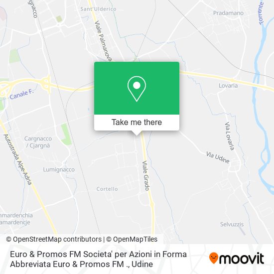 Euro & Promos FM Societa' per Azioni in Forma Abbreviata Euro & Promos FM . map