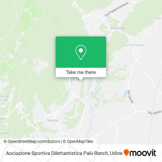 Aociazione Sportiva Dilettantistica Palù Ranch map
