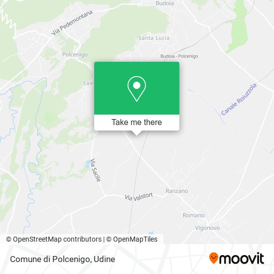 Comune di Polcenigo map