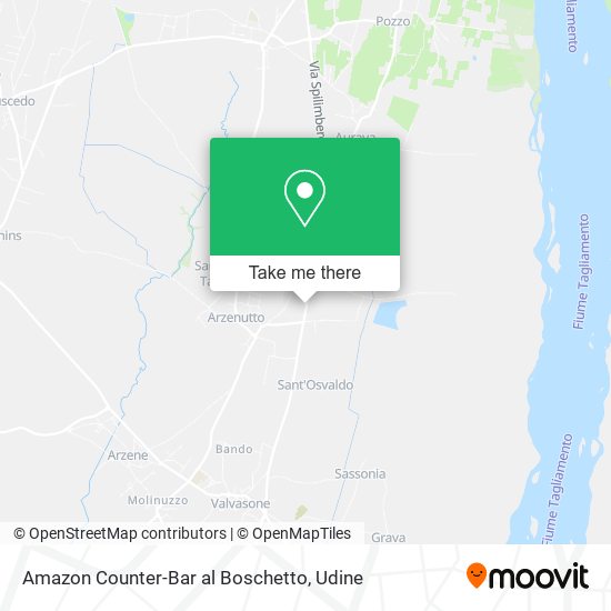Amazon Counter-Bar al Boschetto map